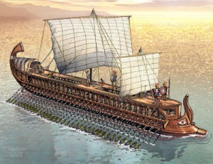 Greek Triremes Greek trireme