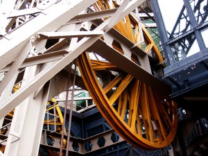 Tower Bridge lifting mechanism