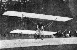 Gabriel Poulain flying bicycle