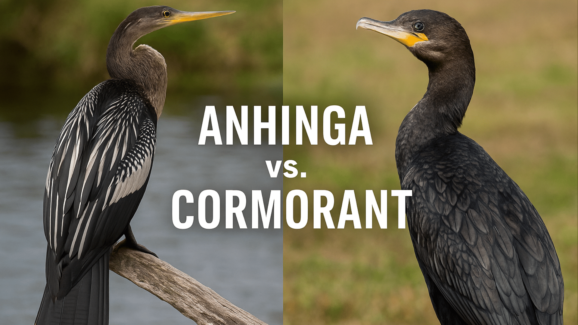 Cormorant vs Anhinga: Identify the Differences