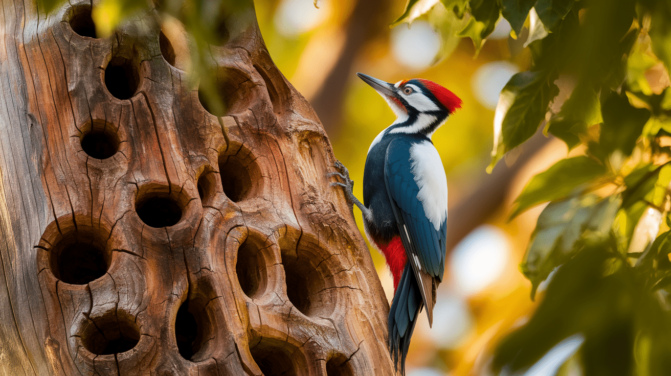 How to Observe Pileated Woodpeckers