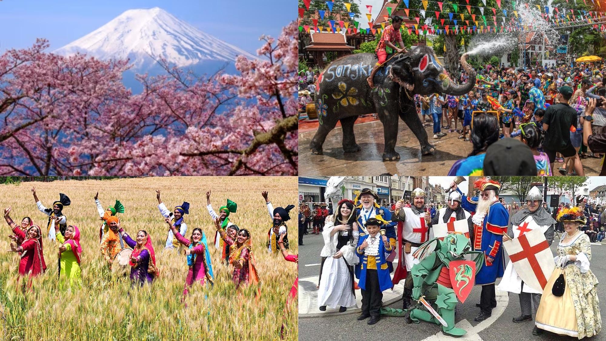 How the World Celebrates April?
