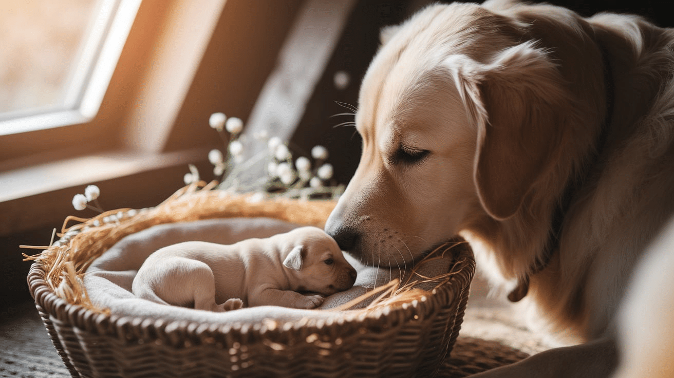 Newborn Puppies are Helpless Heroes
