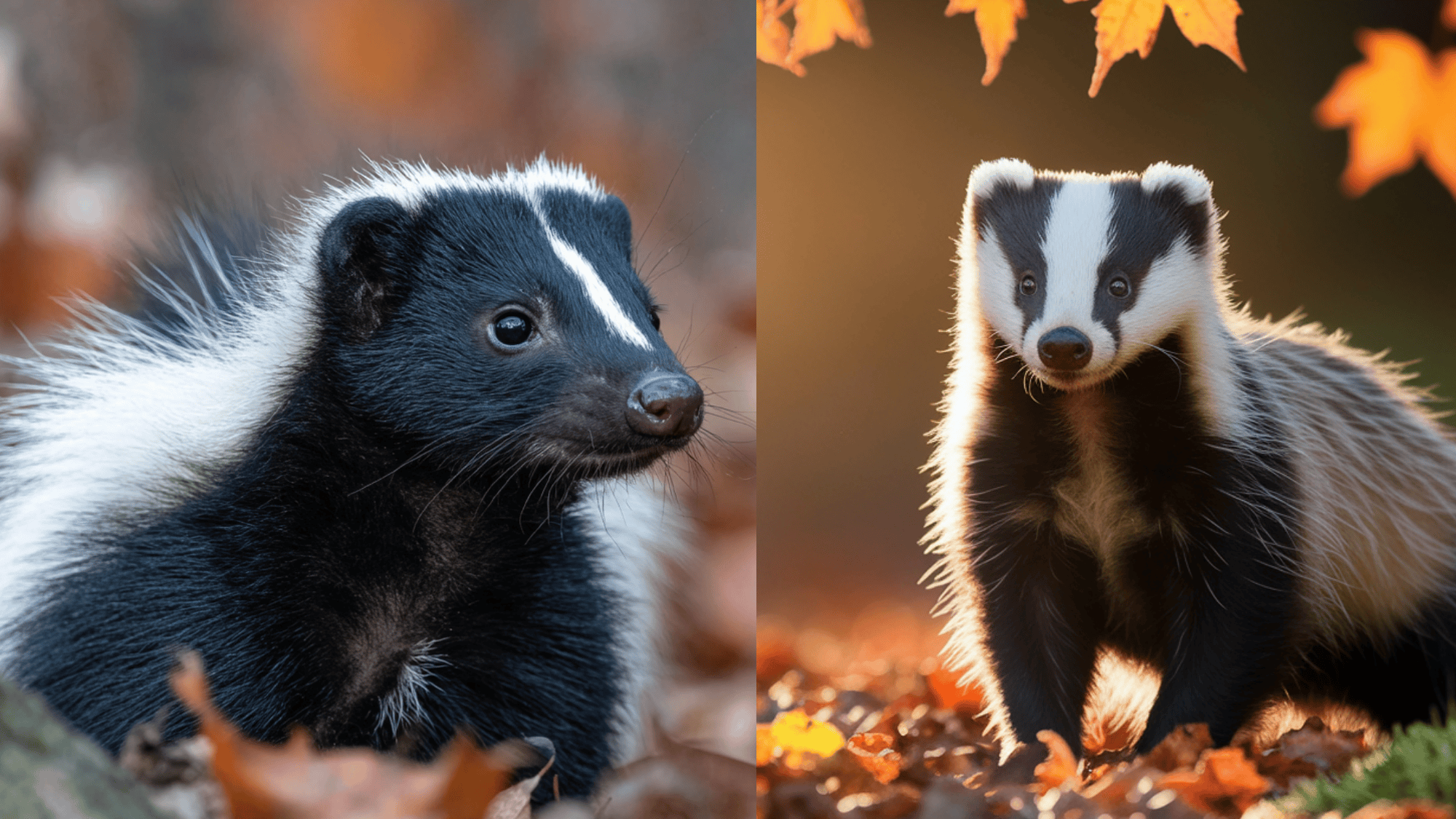 The Battle of the Wild: Skunks vs Badgers