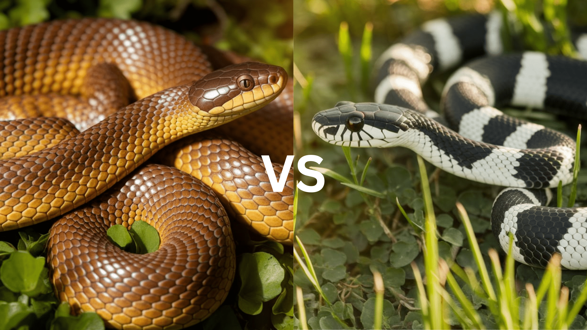 snake comparision
